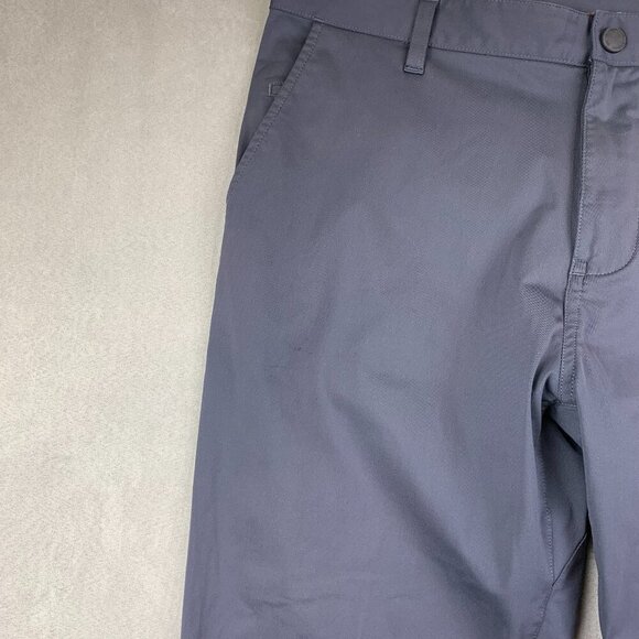 Rhone Mens Commuter Pant Slim 34x32 Iron Gray Chino Tapered Stretch Performance - Picture 4 of 14